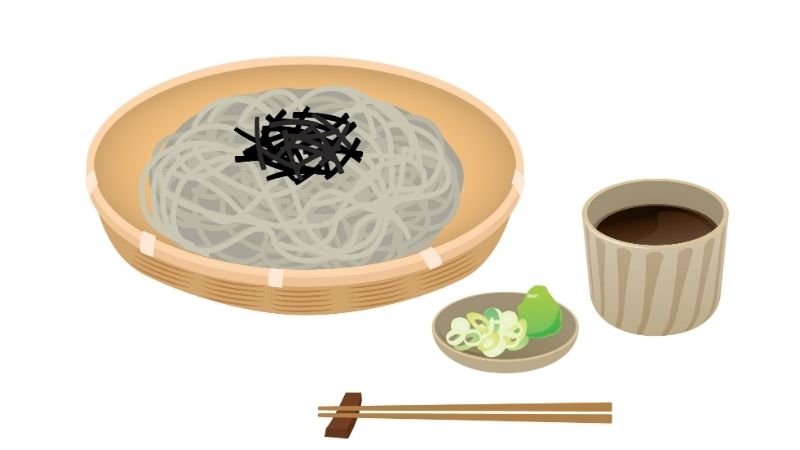蕎麦のイラスト